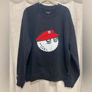 Malbon Taylormade Black Buckets Crewneck